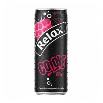 RELAX COLA MALINA CAN 12X0.33L
