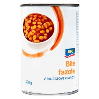 ARO FAZOLE BILE V TOMATE 6X400G CANS