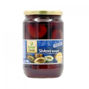 NATUR FARM KOMPOT SLIVKA 12X700G