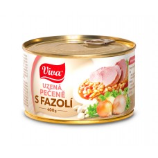 VIVA UZENA PECENE S FAZOLI 8X400G