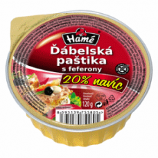 HAME DABELSKA PASTIKA S FEFERONY 16X120G 