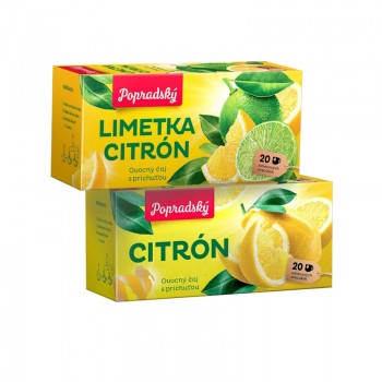 POPRADSKY CAJ LIMETKA/CITRON 3X40G
