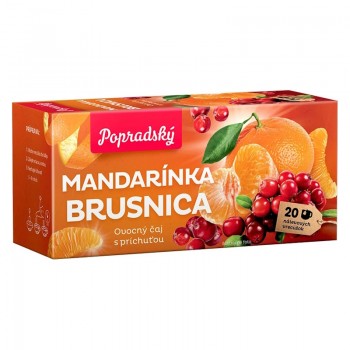 POPRADSKY POPR CAJ MANDARINKA/BRUSINICA 3X40G