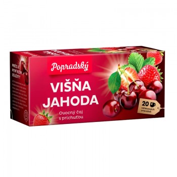 POPRADSKY  CAJ VISNA A JAHODA 3X40G