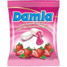 DAMLA OVOCNE KARAMELY JAHODOVE 6X90G