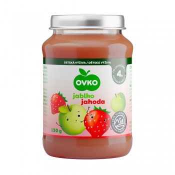 OVKO DETSKA VYZIVA JAHODY 6X190G