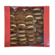 COCOA COOKIES WITH NUT CREAM FILLING 1KG