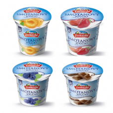 ZVOLENSKY SMOTANOVY JOGURT MIX (MARHULA, COKO, JAHODA, CUCORIEDKA) 20x145 g