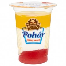 KUNIN POHAR MLECNY DEZERT JAHODOVY 10X150G