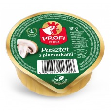 PROFI PASZTET Z DROBIEM I PIECZARKAMI 8X250G (PATE WITH MUSHROOMS)