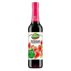 LOWICZ SYROP TRUSKAWKA (STRAWBERRY) 6X400ML