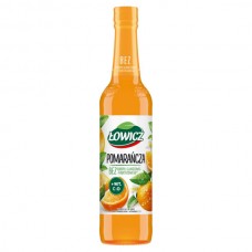 LOWICZ SYRUP POMARANCZA ( ORANGE) 6X400ML
