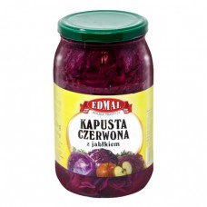 EDMAL KAPUSTA CZERWONA  Z JABLIKEM 8X0.9L