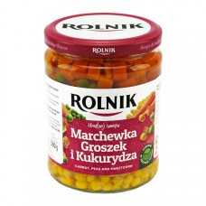 ROLNIK MARCHEW Z GROSZKIEM I KUKURYDZA 6X540ML