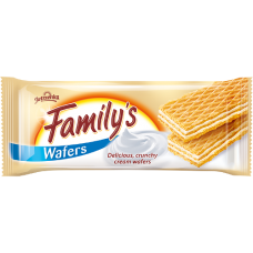 FAMILY WAFERS CRUNCHY CREAM 6X180G