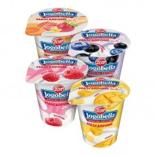 JOGOBELLA JOGURT MASCARPONE MIX 20X150G JAHODA-VANILLA MANGO CUCORIEDKA-RIBIZELA MALINA