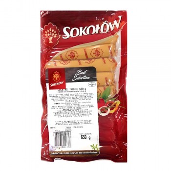 SOKOLOW COCKTAIL FRANKS 650G