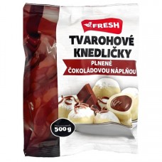 FRESH KNEDLICKY TVAROHOVO -  COKOLADOVOU NAPLNOU  4X 500G