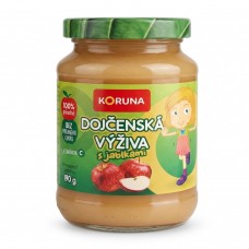 KORUNA DETSKA VYZIVA JABLKO 10X190G