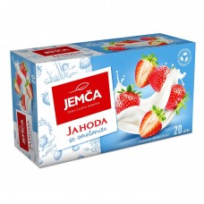 JEMCA CAJ JAHODA SE SMETANOU 6X40G