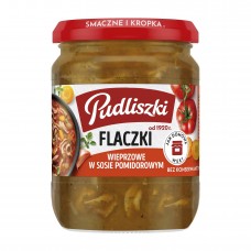 PUDLISZKI FLAKI WIEPRZOWE W SOSIE POMIDOROWYM 4X450G