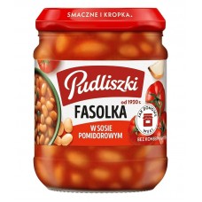 PUDLISZKI FASOLA W SOSIE POMIDOROWYM 4X450G